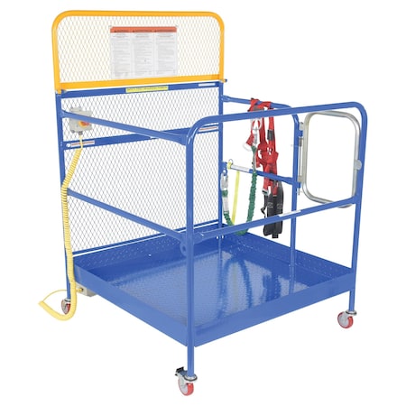 Vestil FULL FEAT WORK PLATFORM W/ CASTERS 48 X 48 WP-4848-CA-FF